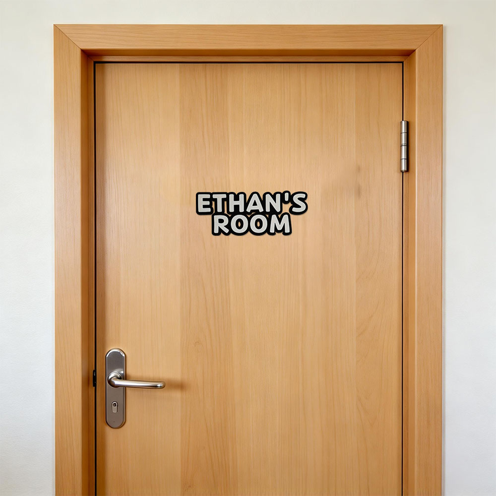 Personalized Bedroom Door Decoration Name Sign | CWBaby417