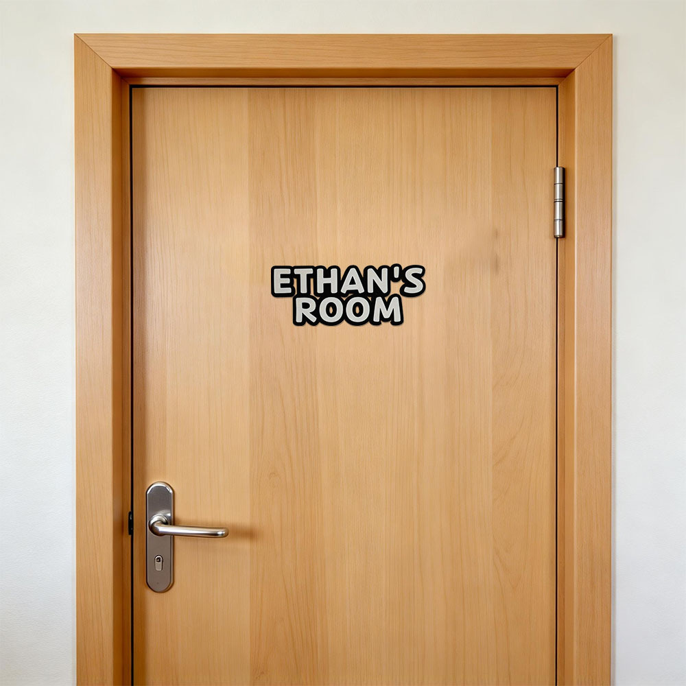 Personalized Bedroom Door Decoration Name Sign | CWBaby417