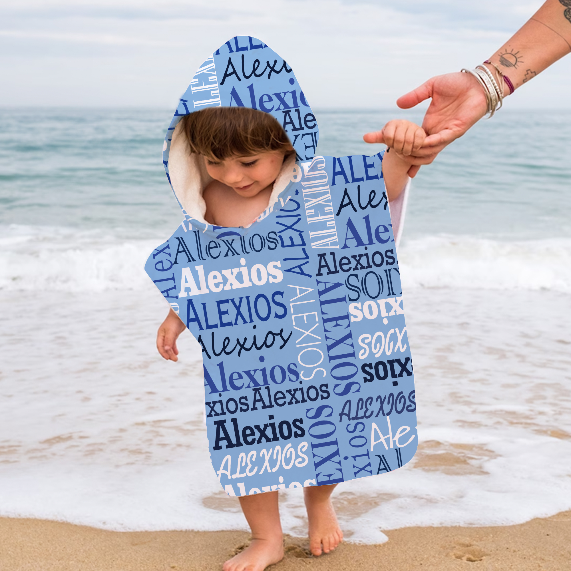 Personalized Hooded Beach Towel for Summer & Beach | CWHTowel17