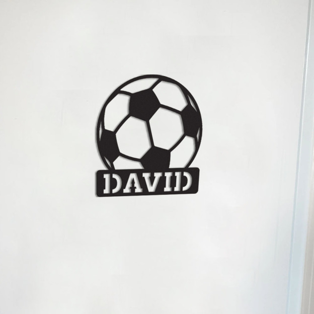 Personalized Kid's Bedroom Soccer Door Sign | CWBaby420