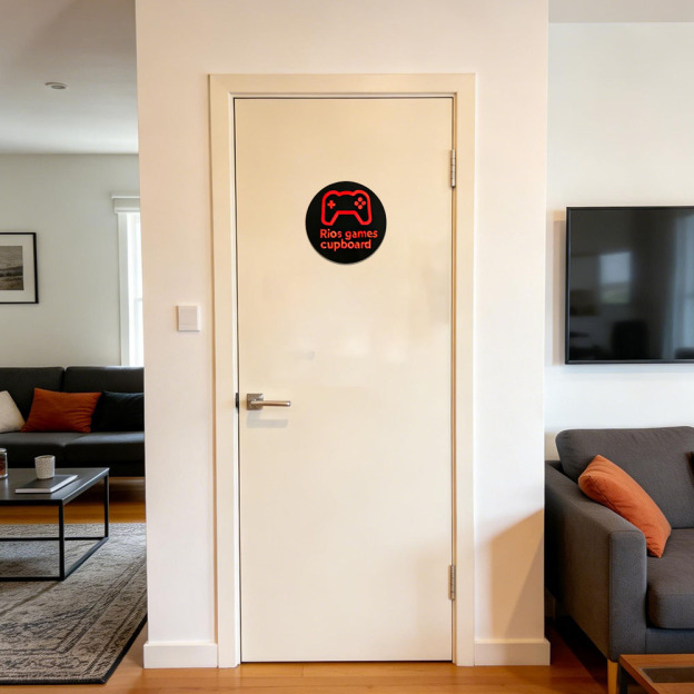 Personalized Kid's Bedroom Game Door Sign | CWBaby422