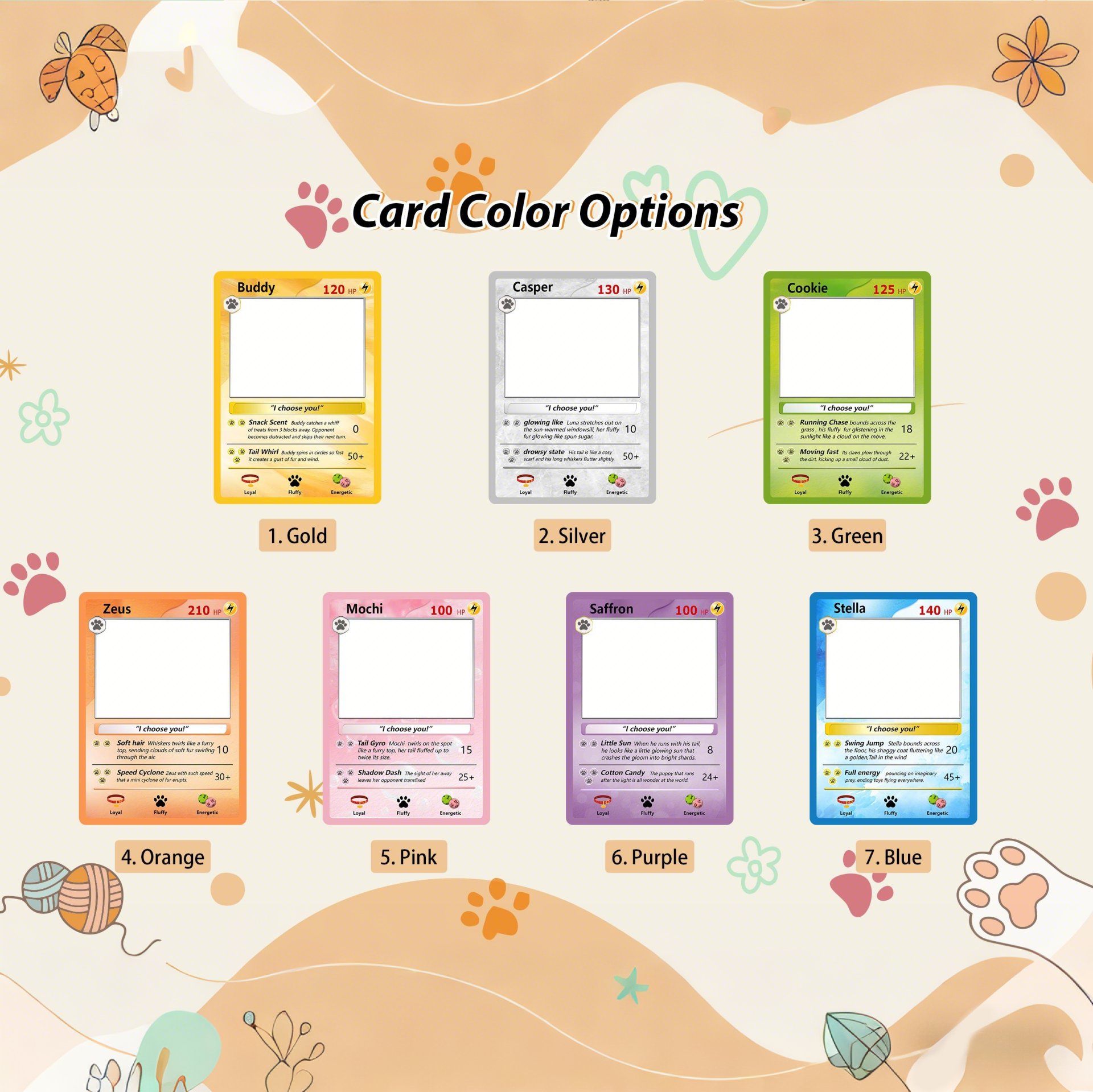 Personalized Funny Pet Keepsake Portrait Card | CWGift28