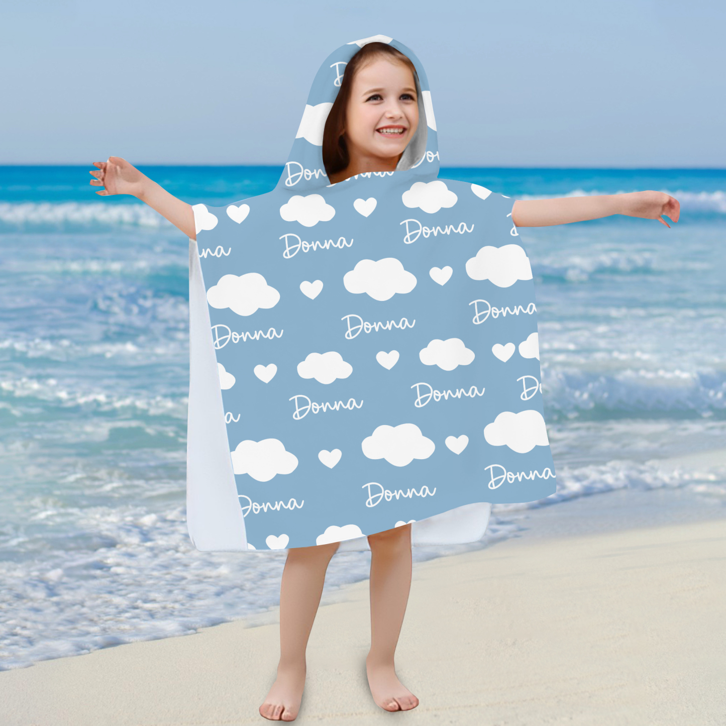 Personalized Hooded Beach Towel for Summer & Beach | CWHTowel21