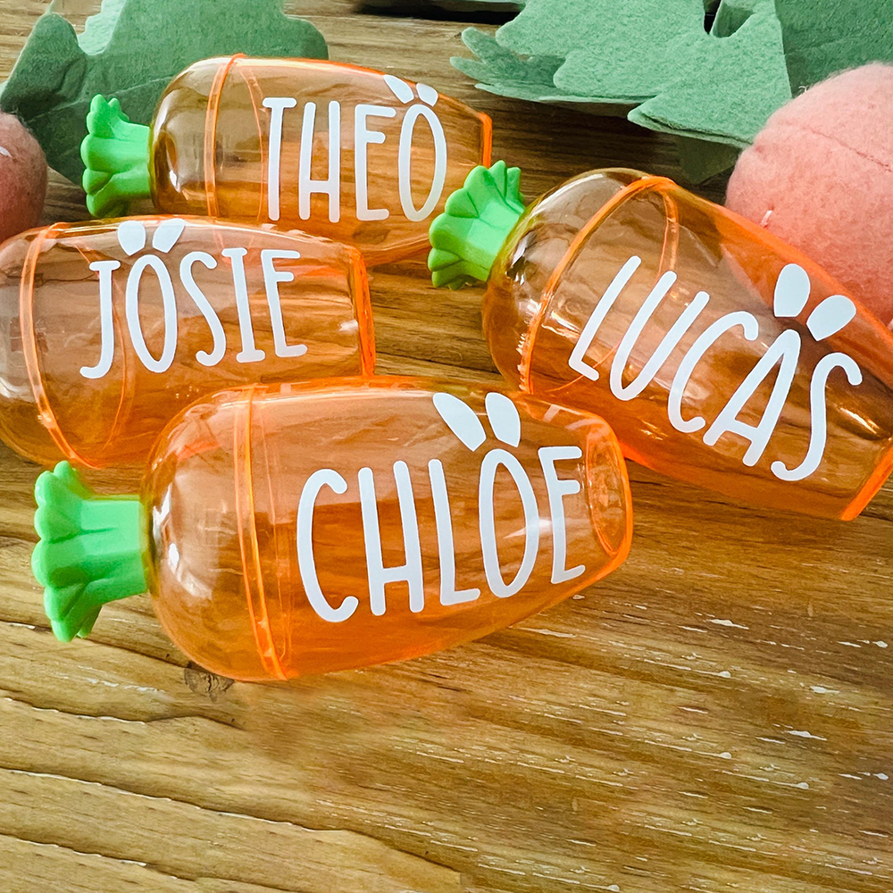 Personalized Easter Carrot Treat Holder | CWEaster95
