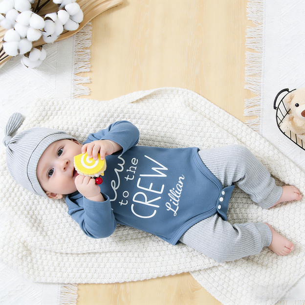 Personalized Little Brother Coming Home Outfits Set | CWBaby452