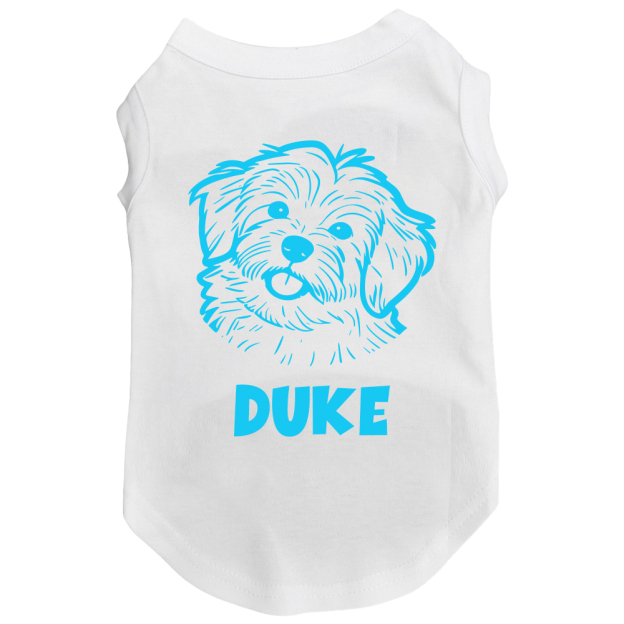 Personalized Adorable Pet Portrait Line-Art Shirt | BKPet440