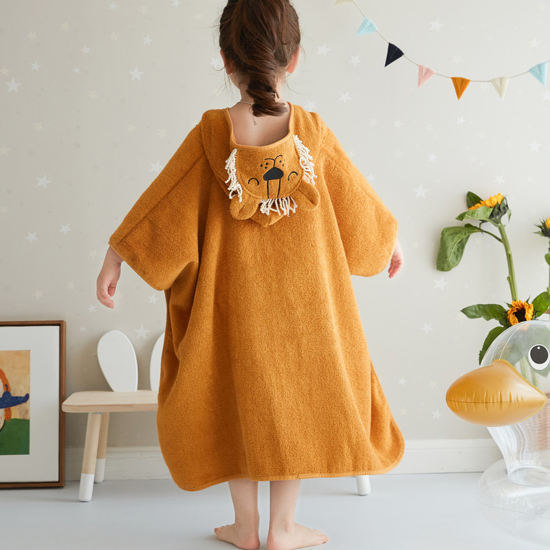 Personalized Embroidery Animal Hooded Baby Towel | CWBaby457