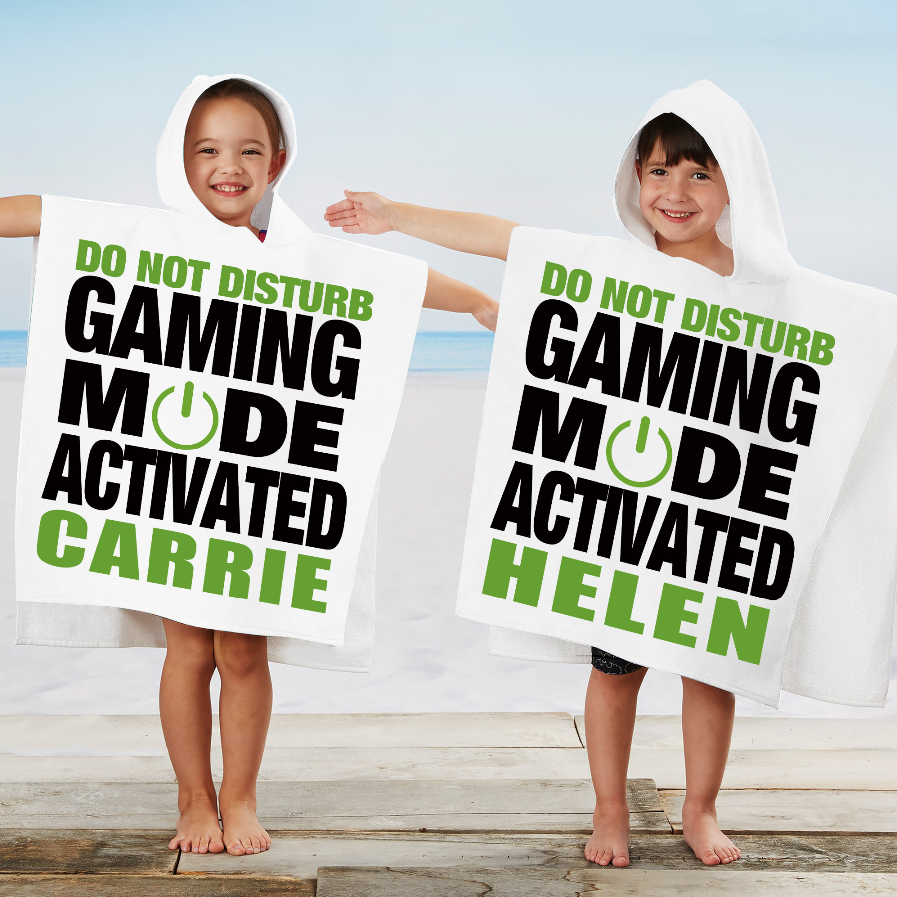 Personalized Hooded Beach Towel for Summer & Beach | CWHTowel18