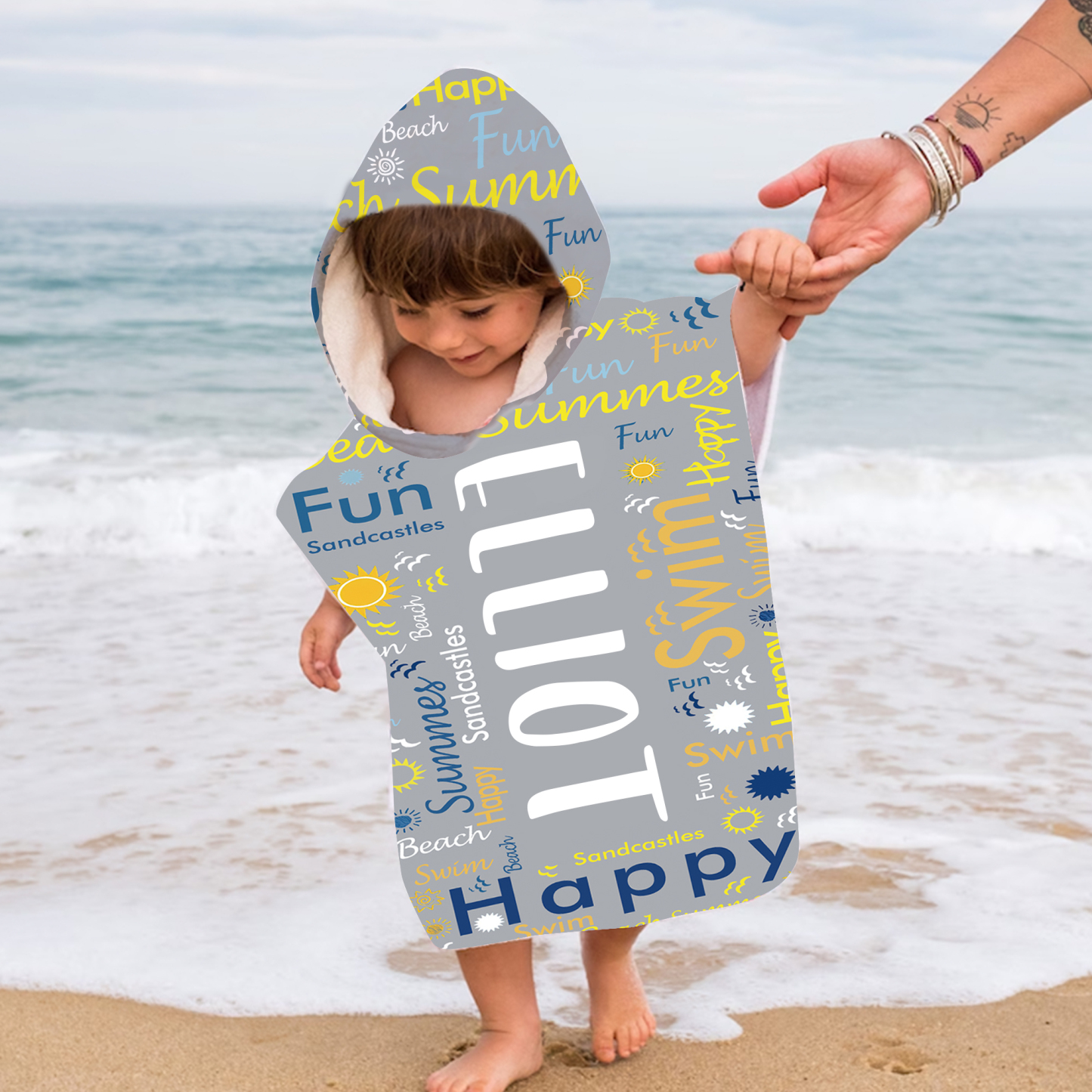 Personalized Hooded Beach Towel for Summer & Beach | CWHTowel24