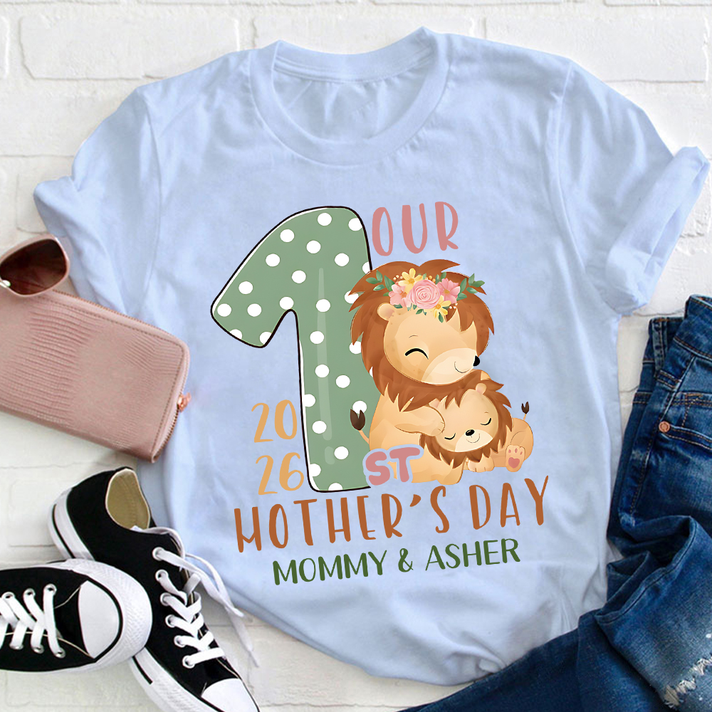 Personalized First Mother's Day Mommy and Baby Outfit | CWFamily132