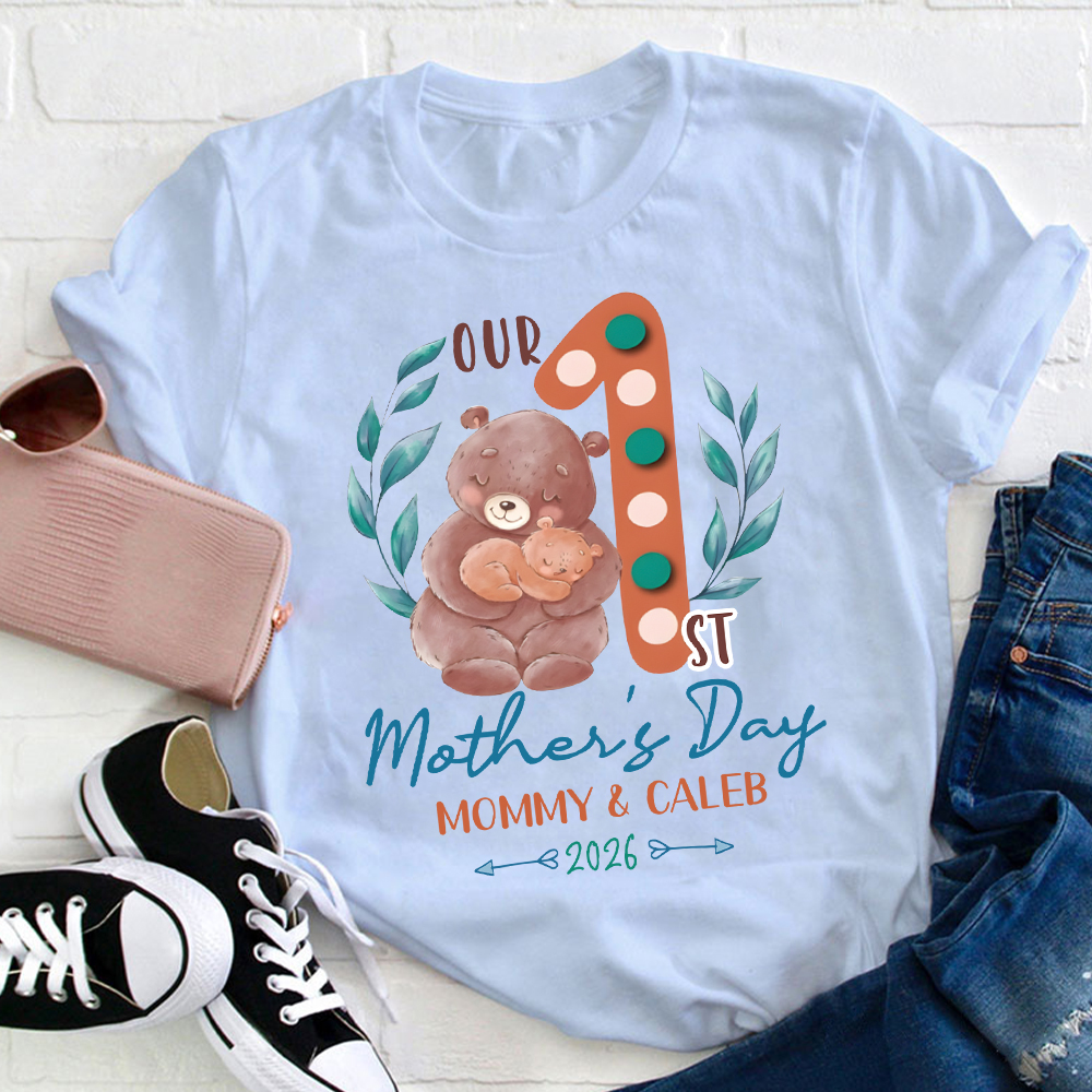 Personalized First Mother's Day Mommy and Baby Outfit | CWFamily136