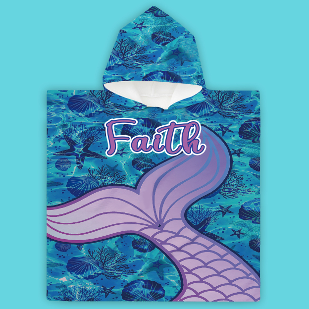 Personalized Hooded Beach Towel for Summer & Beach | CWHTowel26