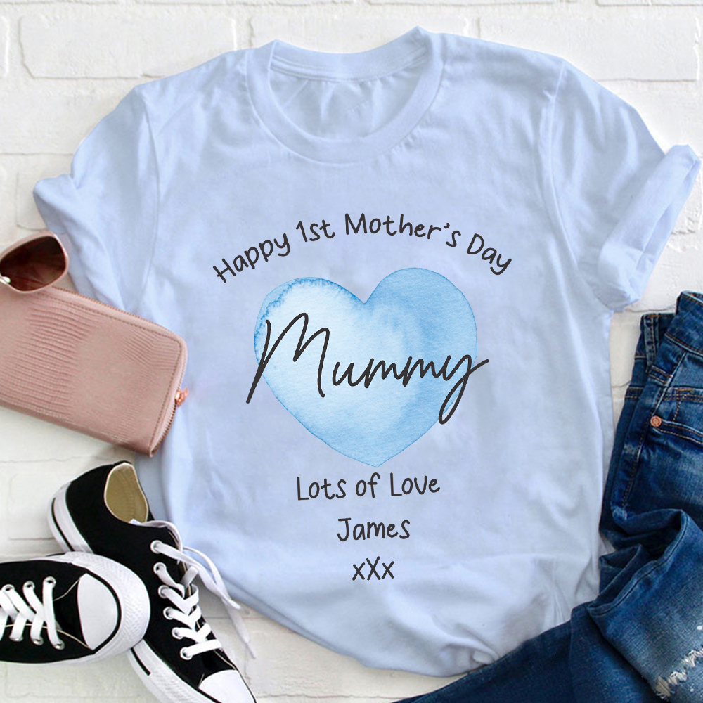 Personalized First Mother's Day Mommy and Baby Outfit | CWFamily138