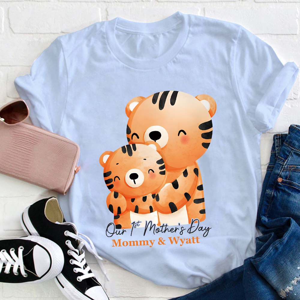 Personalized First Mother's Day Mommy and Baby Outfit | CWFamily147