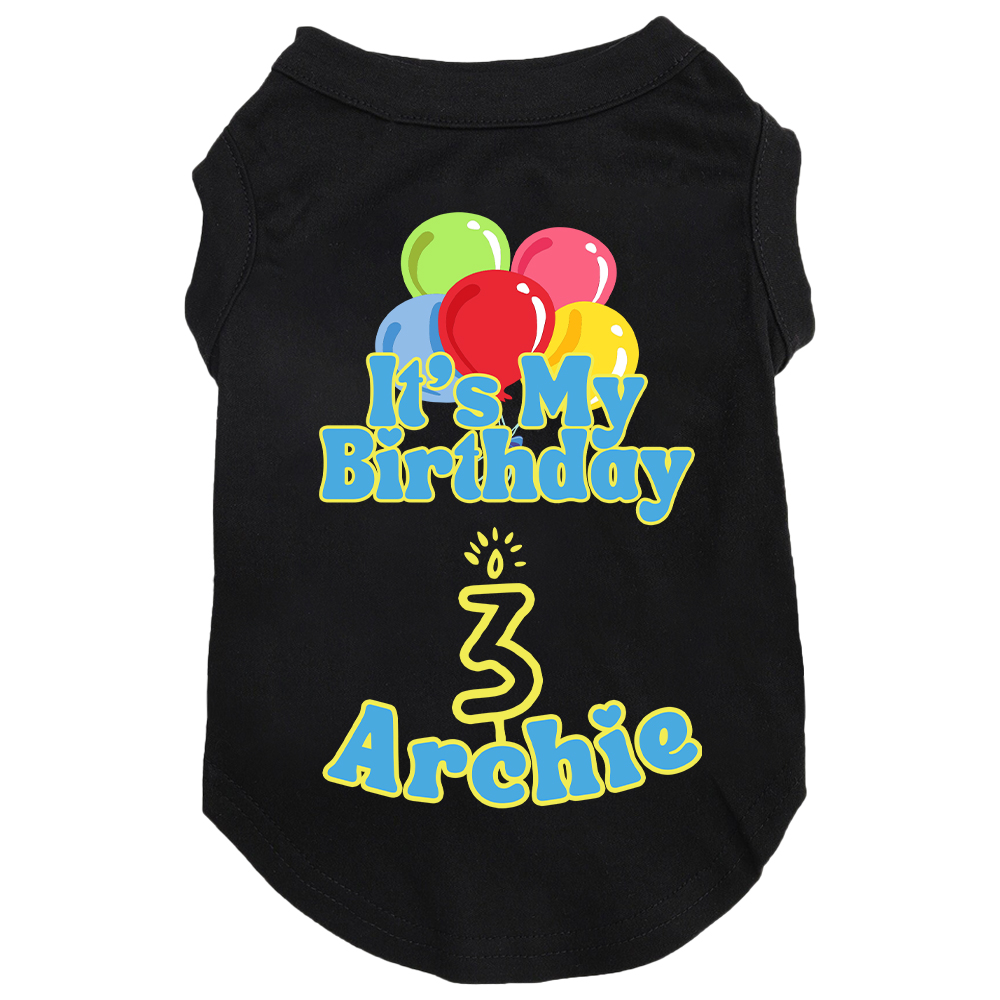 Personalized It’s My Birthday Pet Shirt | BKPet449