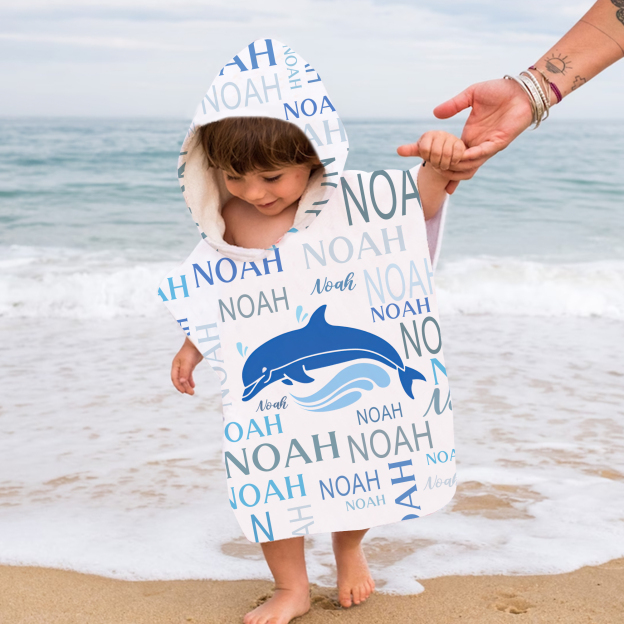 Personalized Hooded Beach Towel for Summer & Beach | CWHTowel29