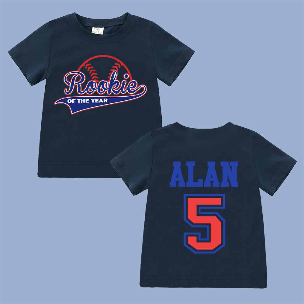 Personalized Basketball Rookie Of The Year Birthday T-Shirt | inBirth10