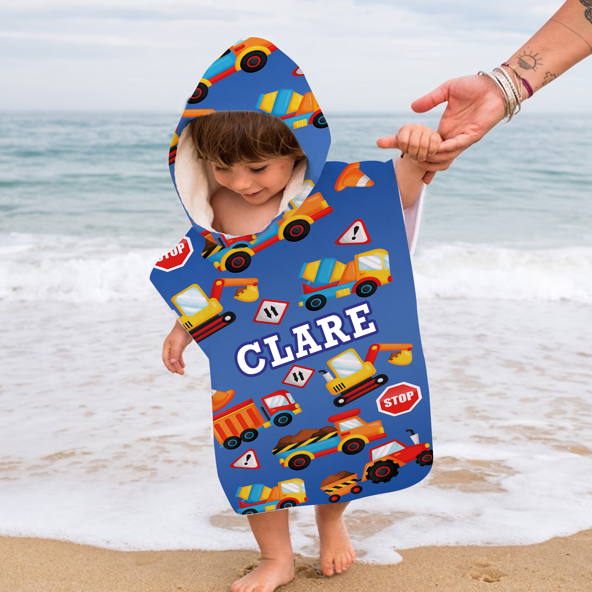 Personalized Hooded Beach Towel for Summer & Beach | CWHTowel32