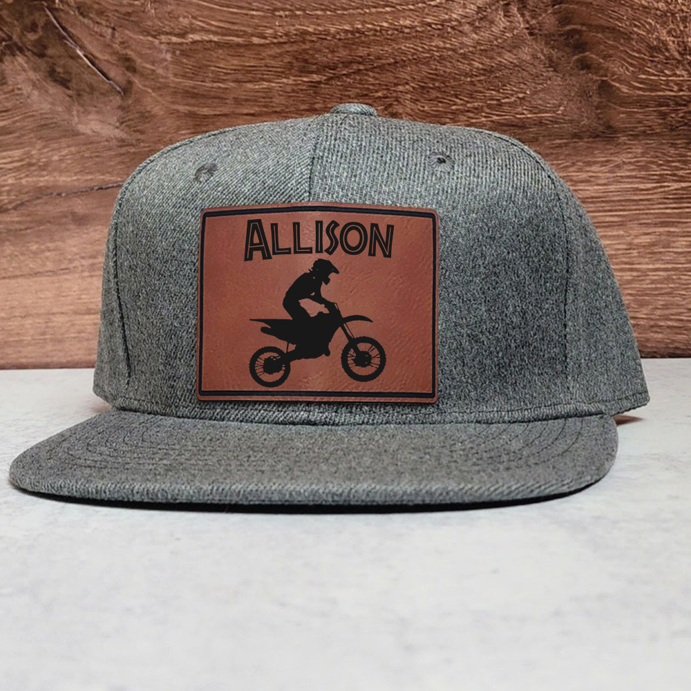 Personalized Leather Patch Tractor Hat for Comfort & Unique | CWBeach56