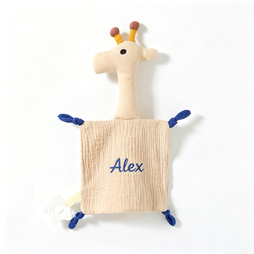 Personalized Baby Embroidery Comforter Sleep Toy | CWToy185