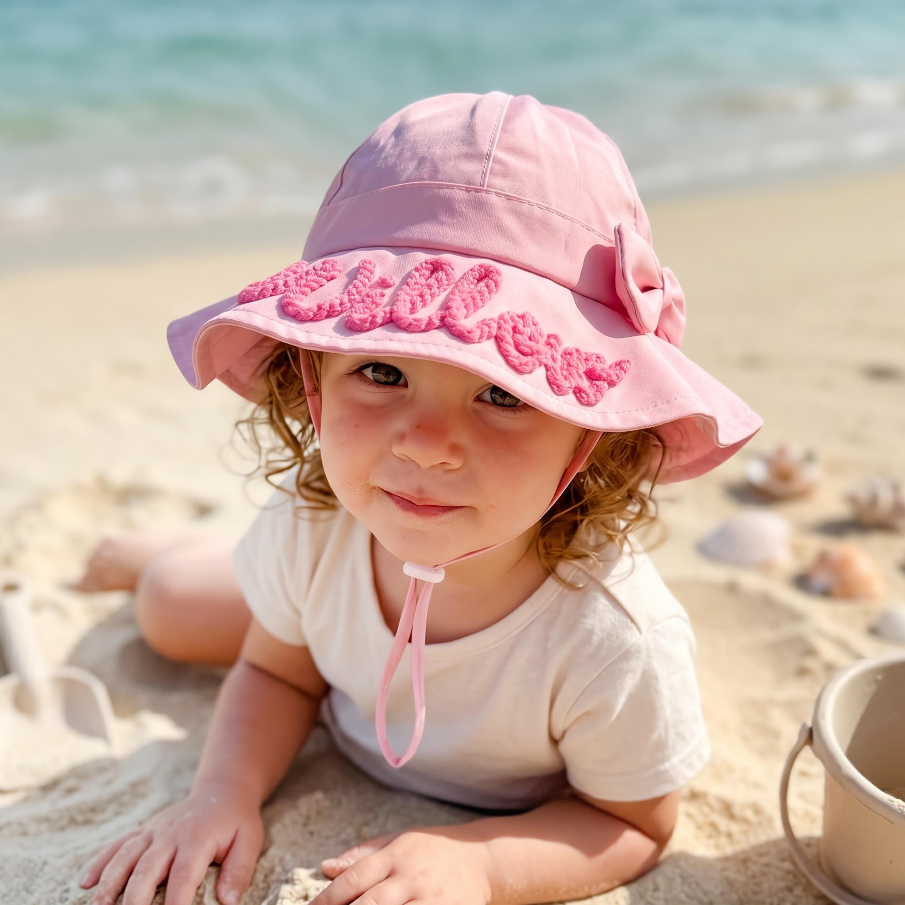 Personalized Lovely Baby Summer Bucket Hat | CWBeach24201