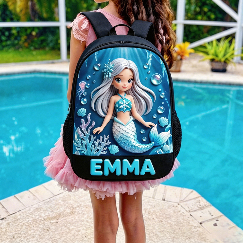 Personalized Princess Glitter Backpack Set | CWPack368