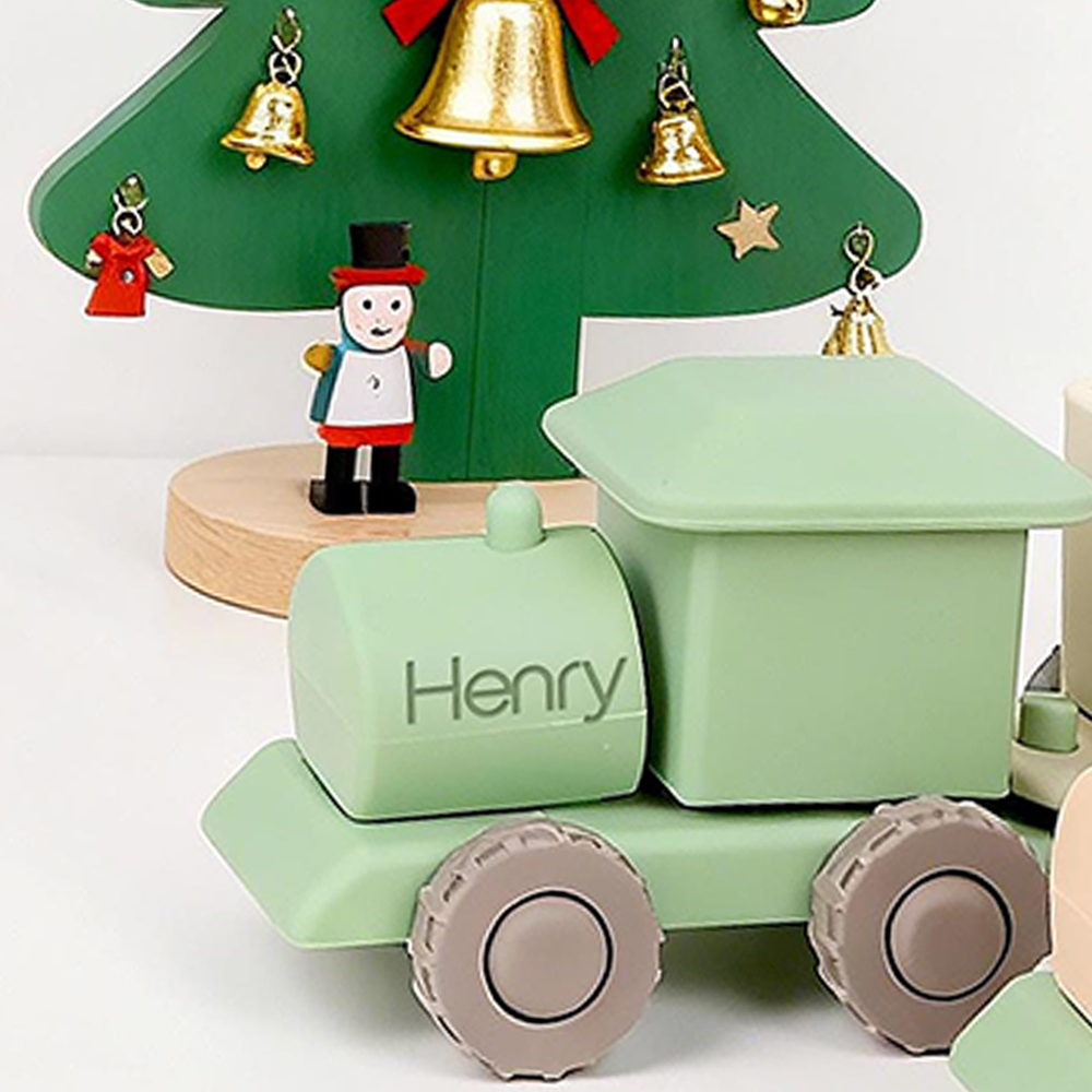 Personalized Kid Silicone Toy Train | CWToy195