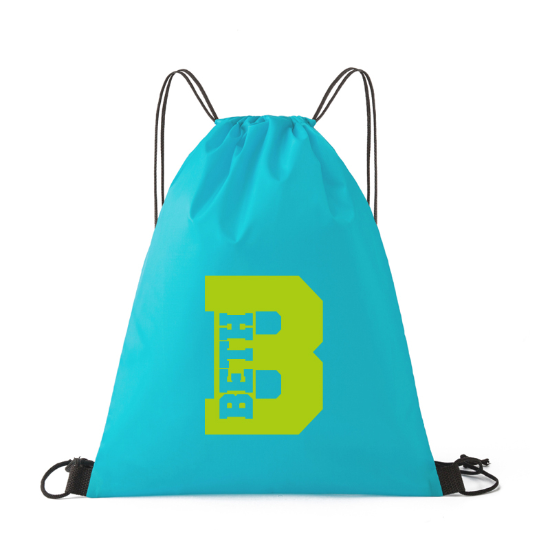 Personalized Initial & Name Beach Drawstring Rucksack Bag | CWBeach69