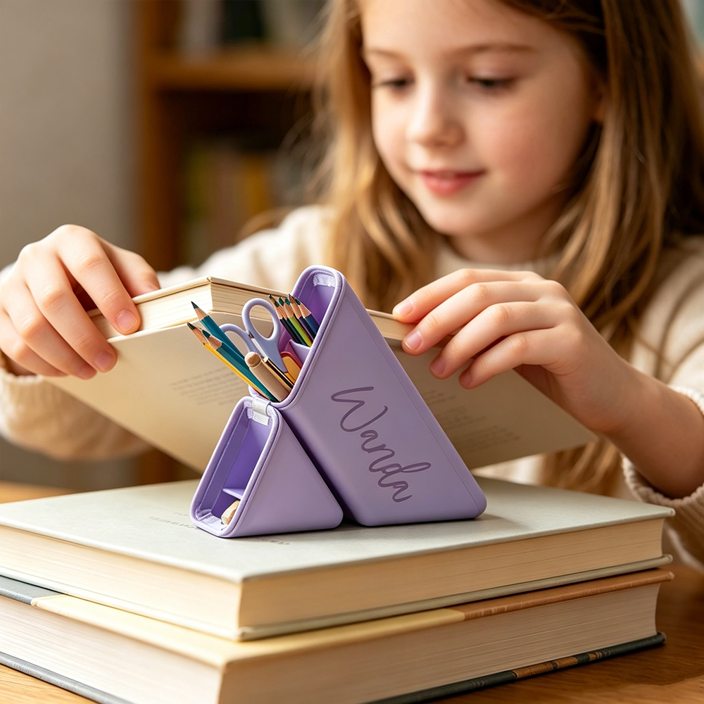 Personalized Kids Soft Silicone Stationery Case | CWPack373