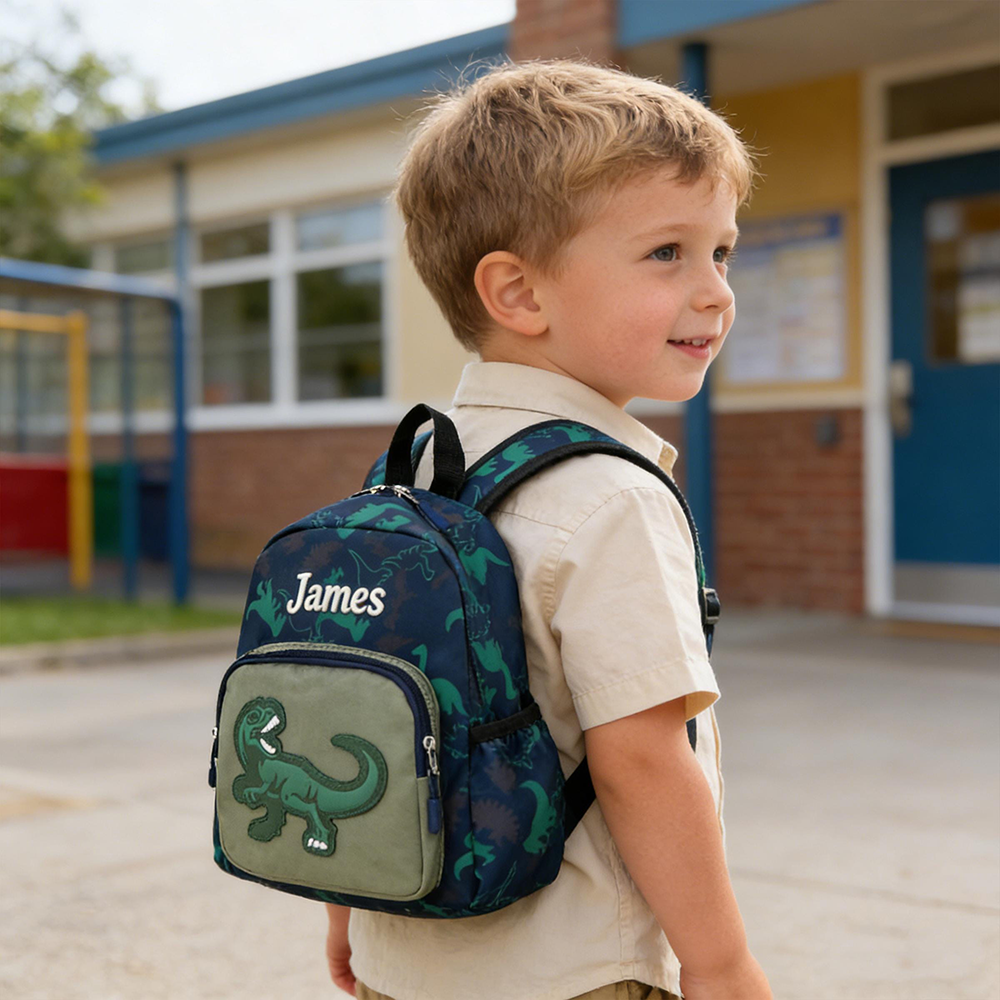 Personalized Embroidery Dinosaur Backpack for Boys | CWPack381