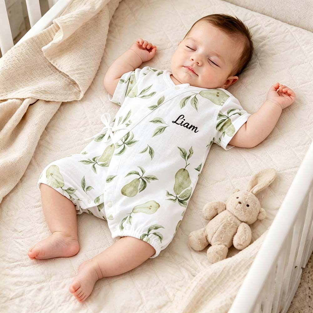 Personalized Baby Kimono Romper | CWBaby510