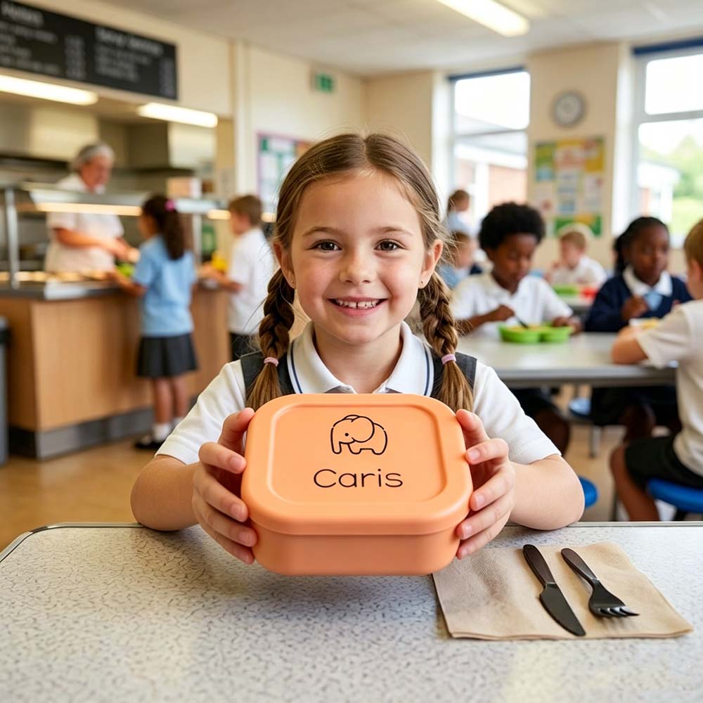 Personalised Kid Food Silicone Bento Box | CWBaby509