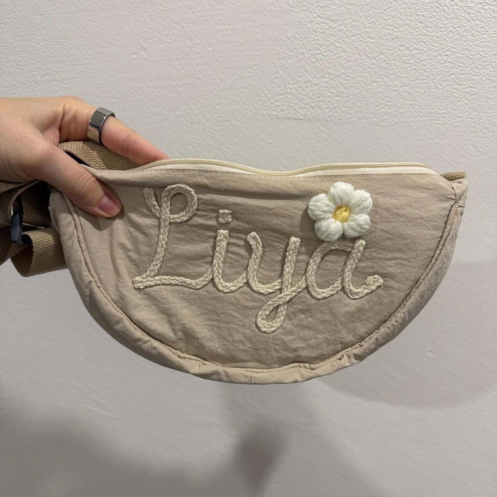 Personalized Hand-embroidered Kids Crossbody Bag | CWPack384