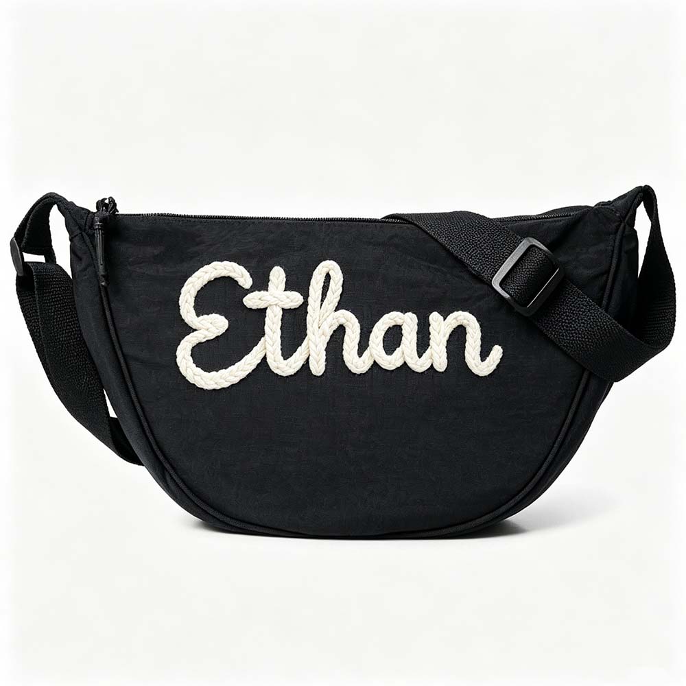 Personalized Hand-embroidered Kids Crossbody Bag | CWPack384
