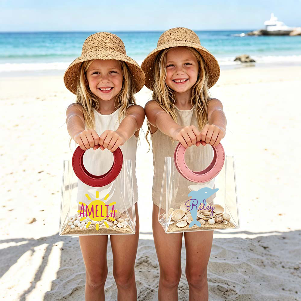 Personalized Kids Beach Party Favor Bags | CWBeach259