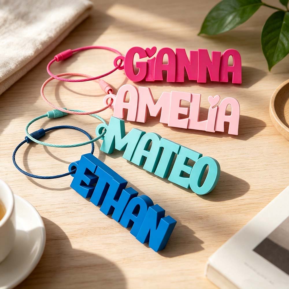 Personalized 3D Printed Name Tag | CWGift78