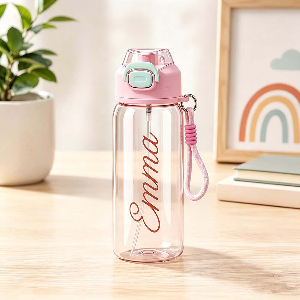 Personalized BPA Free 20oz Kids Water Bottle With Mist Sprayer | YouBottle104