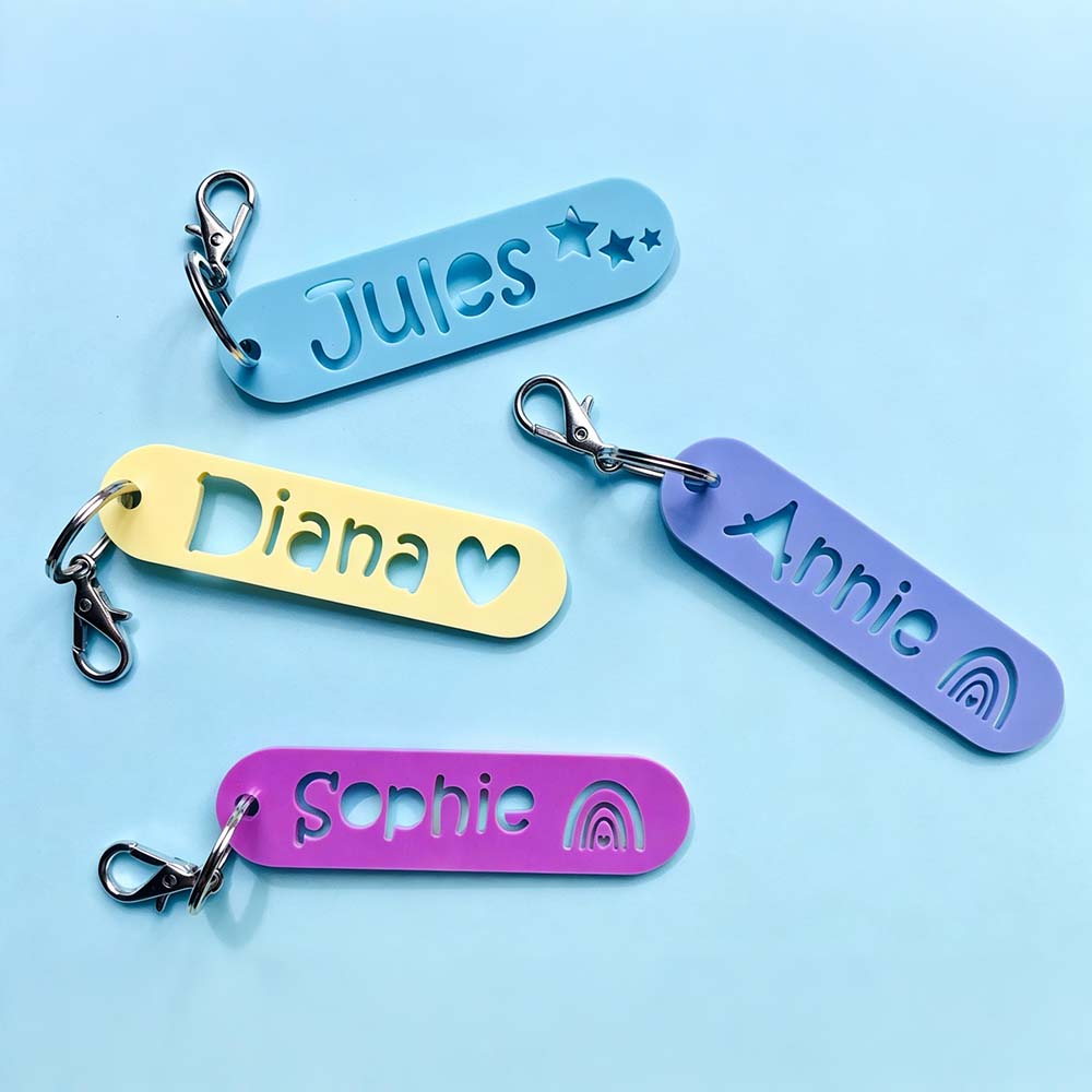 Personalized 3D Printed Back To School Bag Tag | CWGift84