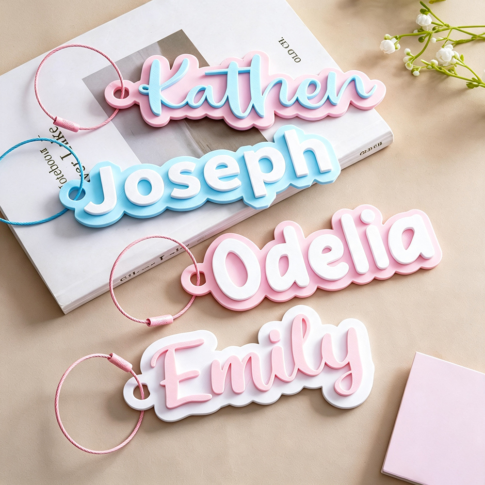 Personalized 3D Printed Name Tag | CWGift85