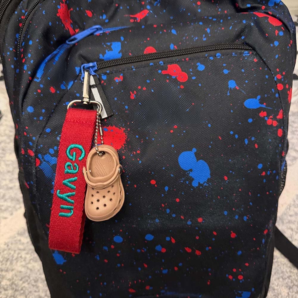 Personalized Embroidered Backpack Name Tag | CWGift86