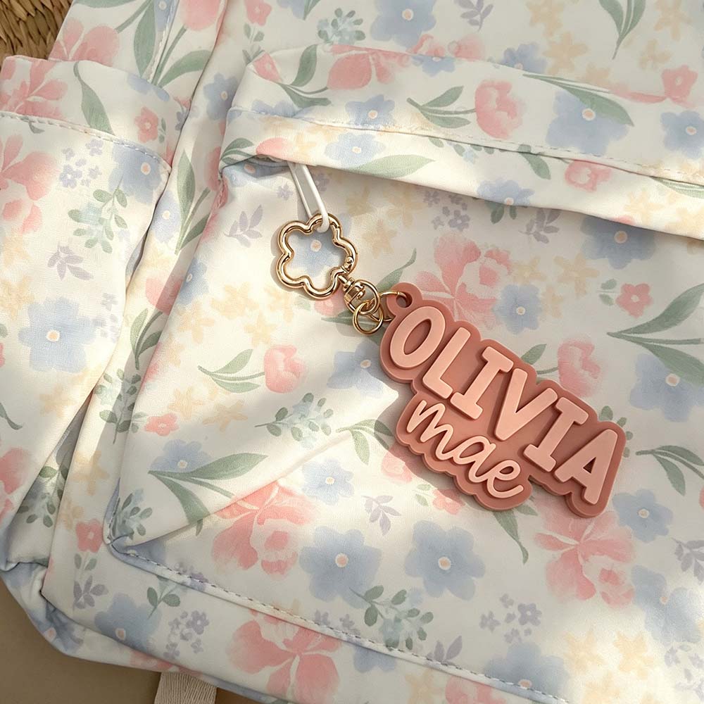 Personalized 3D Printed Backpack Name Tag | CWGift89