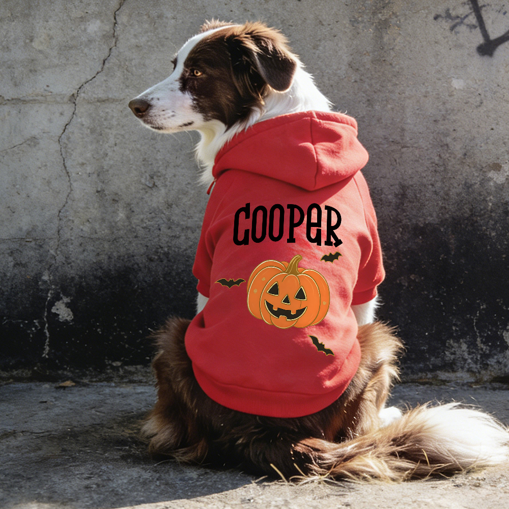 Personalized Halloween Cute Designs Puppy Hoodie | CWHalloween123