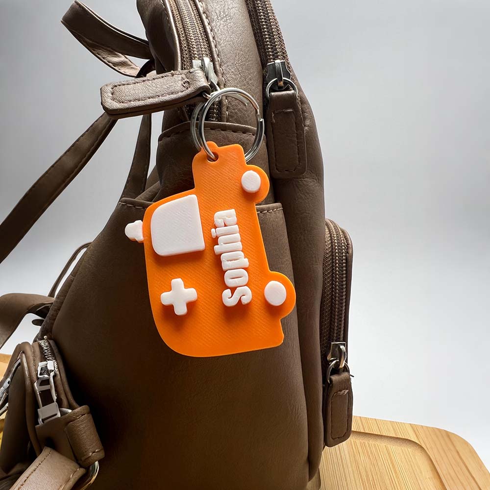 Personalized 3D Printed Backpack Name Tag With Diverse Styles | CWGift106
