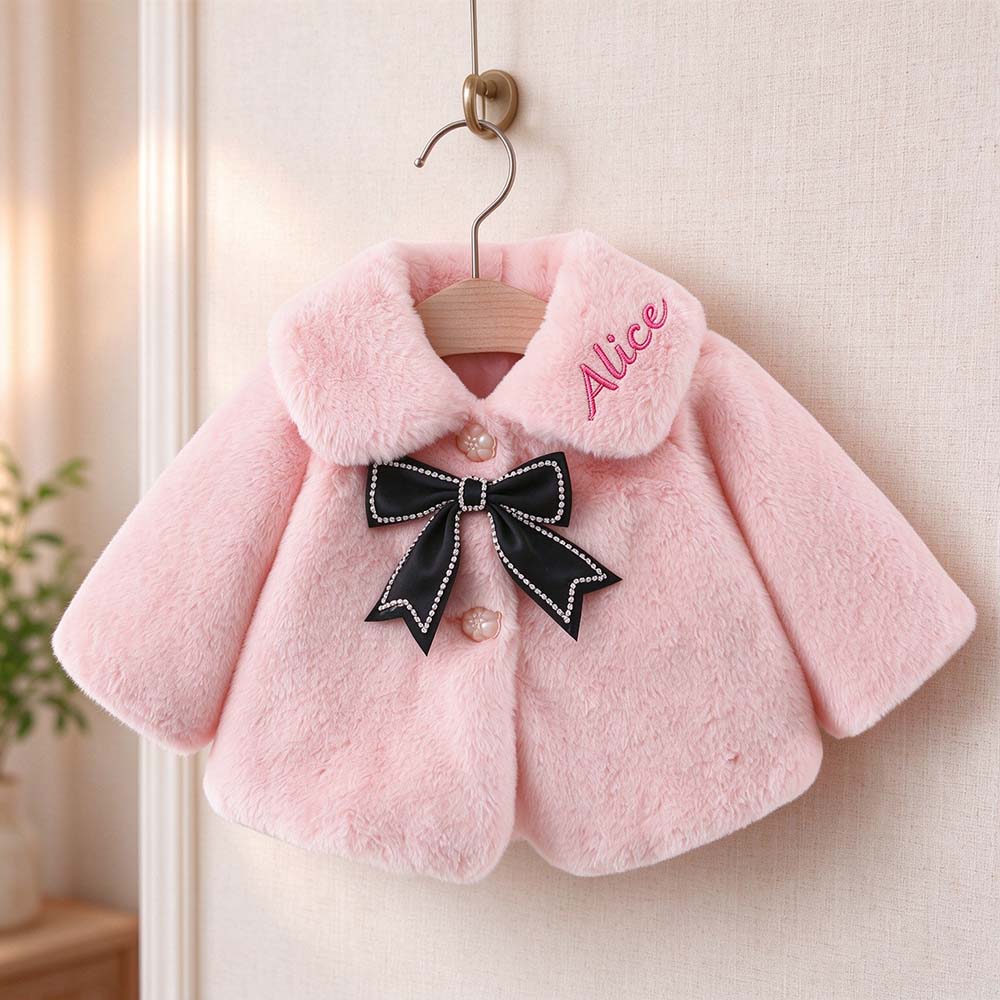 Personalized Embroidered Baby Girl Winter Princess Coat | CWBaby550