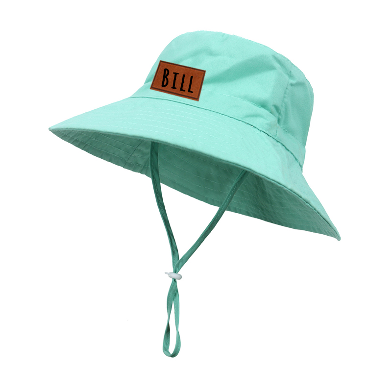Personalized Leather Patch Bucket Hat for Comfort & Unique | KKBeach43