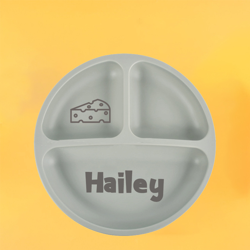 Personalised Baby Food Grade Color Dinner Plates  | CWBaby68