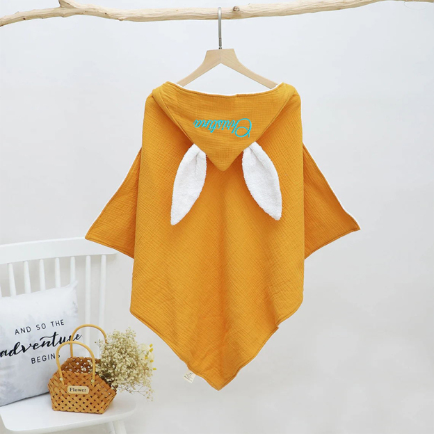 Personalized Embroidered Organic Cotton Cuddle Blanket | CWBaby75