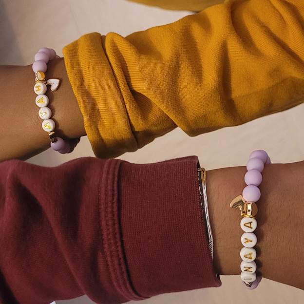 Personalized Kids Lovely Bead Bracelet | CWBeach136