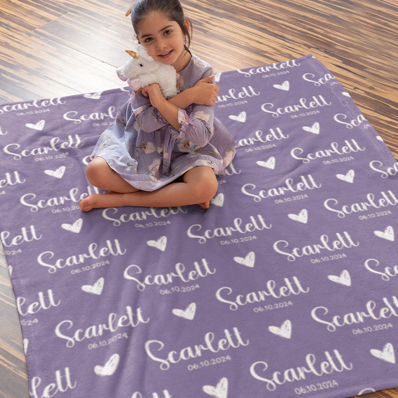 Personalized Lovely Kid Blanket for Comfort & Unique | BKKid128