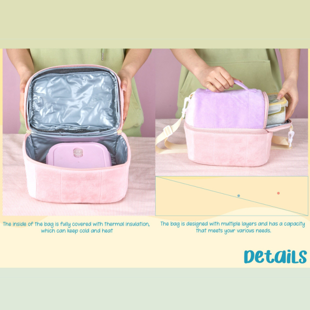 Personalized Cute Pattern Kids Lunch Bag